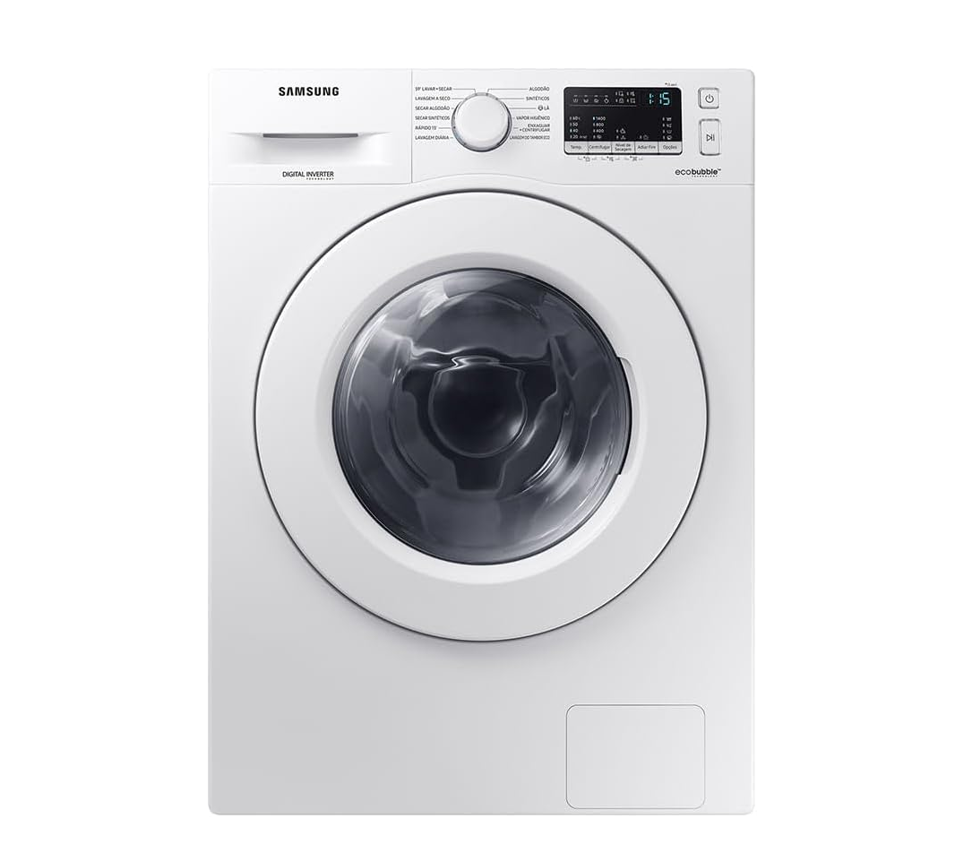 Samsung Lava e Seca Digital Inverter Ecobubble™ WD10M Branca 10.1kg 127V