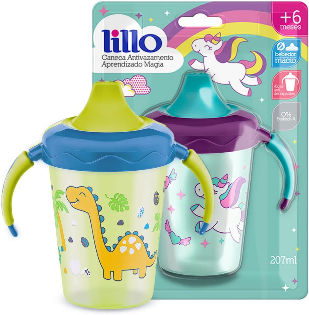 Lillo Caneca Antivazamento Magia – Verde…